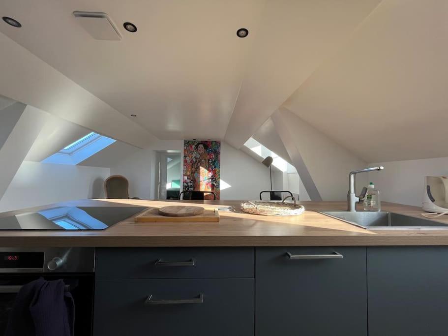 Sur Les Toits De Fontainebleau - Hypercentre Apartment Ngoại thất bức ảnh